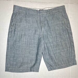 J. Crew Men's Blue Gray Flat Front Shorts